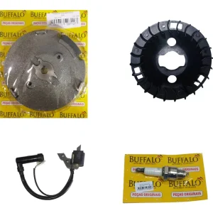 Bobina + Volante + Ventoinha + Vela Motor 2.8 Hp