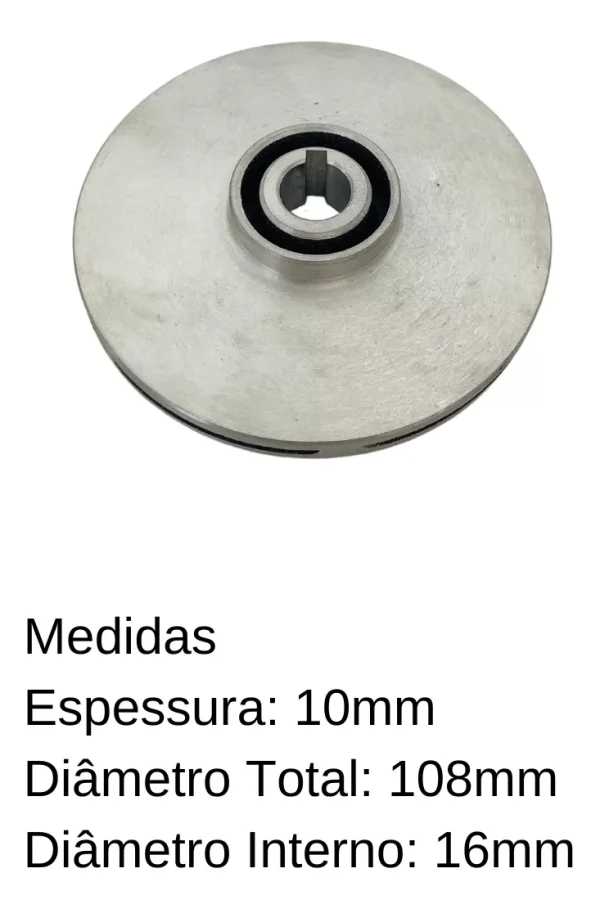 Rotor 108x3 Furo 15.87 P/motobomba Bfg1 X1 4 Estágios 1373 - Imagem 2