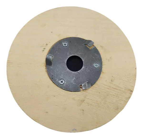 Suporte C/ Velcro E Flange 300mm Para Enceradeira Industrial - Imagem 4