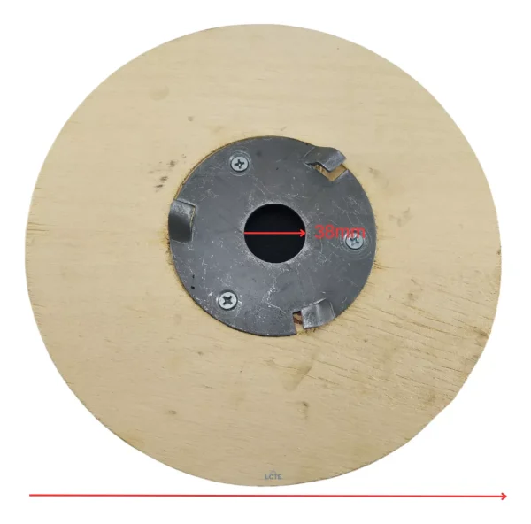 Suporte C/ Velcro E Flange 300mm Para Enceradeira Industrial - Imagem 5