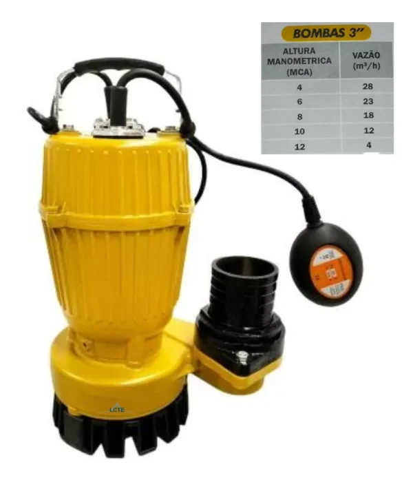 Bomba D'água Submersa 3 Polegadas Com Boia Bfbb 3 Buffalo 220v